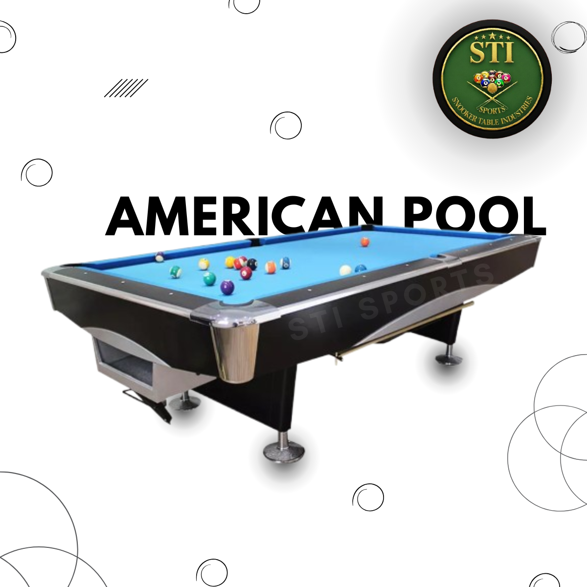 STI AMERICAN POOL Table